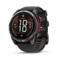 Часы Garmin Fenix 8 Pro - 51 mm MicroLED Sapphire Carbon Gray DLC Titanium Black / Pebble Gray