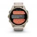 Часы Garmin Fenix 8 - 43 mm AMOLED Sapphire Soft Gold / Limestone Leather Band