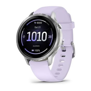 Часы Garmin Venu 4 41mm Silver Purple