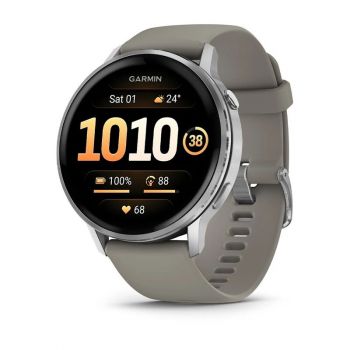 Часы Garmin Venu 4 45mm Silver Grey