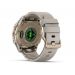 Часы Garmin Fenix 8 - 43 mm AMOLED Sapphire Soft Gold / Limestone Leather Band