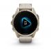 Часы Garmin Fenix 8 - 43 mm AMOLED Sapphire Soft Gold / Limestone Leather Band