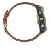Часы Garmin Fenix 8 - 51 mm AMOLED Sapphire Titanium / Chestnut Leather Band