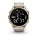Часы Garmin Fenix 8 - 43 mm AMOLED Sapphire Soft Gold / Limestone Leather Band