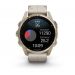Часы Garmin Fenix 8 - 43 mm AMOLED Sapphire Soft Gold / Limestone Leather Band