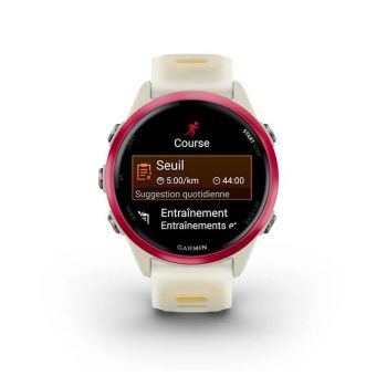 Часы Garmin Forerunner 570 42mm Bone Raspberry Mango