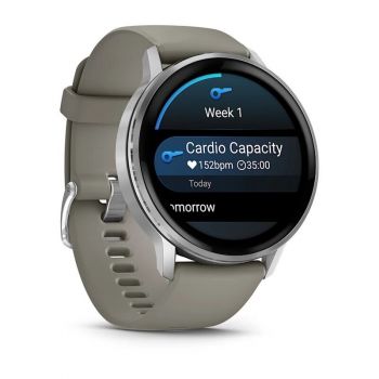 Часы Garmin Venu 4 45mm Silver Grey