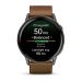 Часы Garmin Venu 4 45mm Slate Black Leather Brown