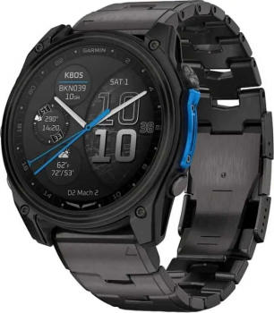 Часы Garmin D2 Mach 2 – 51 mm Carbon Gray DLC Titanium with Vented Titanium Bracelet