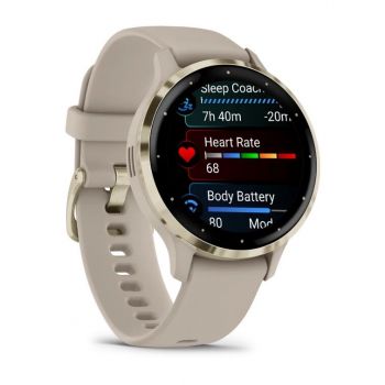 Часы Garmin Venu 3S Soft Gold French Gray